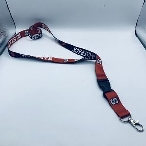 NORTH CAROLINA STATE (NC) - REVERSIBLE LANYARD - BRAND NEW